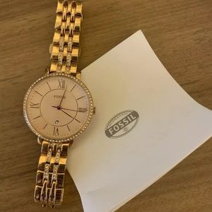 Women's Rose Gold Fossil Watch